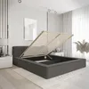 Polsterbett Doppelbett NORFOLK 180x200cm in Stoff Ditra Produktbild-Vorschau 3
