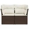 VidaXL 366217, 2 siedz., Kremowy, 110 kg, 1240 mm, 620 mm, Podgląd zdjęcia produktu 4