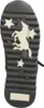 The sole of a black boot with a unicorn and stars design. Anteprima dell’immagine prodotto