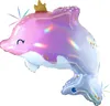Shape Folienballon "Delfin" Holo | 69 cm Produktbild-Vorschau 1