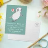 Mr. & Mrs. Panda Postkarte Handball Action - Meeresbrise - Produktbild-Vorschau 3