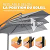 KINGSLEEVE® Parasol de jardin extérieur en alu Parasol Voir les images du produit 4