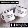 Huuraa Emaille Tasse Spiekeroog verliebt 300ml Vintage Produktbild-Vorschau 2