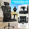 Bürostuhl Ergonomisch Schreibtischstuhl mit Umklappbare Produktbild-Vorschau 9