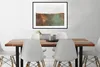 MuchoWow® Gerahmtes Poster Abstrakt - Luxus - Gold 80x60 cm Produktbild-Vorschau 3