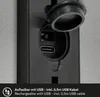 Venkovní nástěnné svítidlo Briloner Lima LED, dobíjecí Náhled obrázku produktu 4