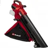 A red and black Einhell leaf blower with a collection bag. Produktbild-Vorschau