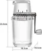 Broyeur à glace manuel – 1,2 L – Broyeur à glaçons – Lames Voir les images du produit 2