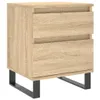 vidaXL Noční stolky 2 ks Sonoma dub 40x35x50 cm výrobek z Náhled obrázku produktu 3