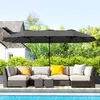 Outsunny Parasol de jardin extšŠrieur, parasol double Voir les images du produit 2