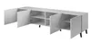 Furniture24 Fernsehschrank Abeto Lowboard 200 cm Produktbild-Vorschau 2