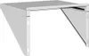 vidaXL Wandregal 50x45x31 cm Silbern Edelstahl Produktbild-Vorschau 7