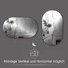 HOKO Dekospiegel Design Modern Wandspiegel oval 50x90cm mit Produktbild-Vorschau 7