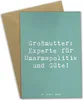 Mr. & Mrs. Panda Grußkarte Spruch Großmutter Liebe - Produktbild-Vorschau 1