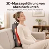 Rückenmassagegerät mit Wärmefunktion, kabelloses Shiatsu Produktbild-Vorschau 2