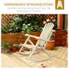 Outsunny Schaukelstuhl Schwingsessel Gartenstuhl Schaukel Produktbild-Vorschau 4
