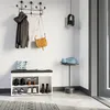KOMTO Schuhbank mit Sitzfläche - Schuhregal Bank mit Produktbild-Vorschau 2