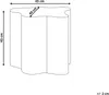 BELIANI Beistelltisch Pastellrosa MDF Unregelmäßiges Design Produktbild-Vorschau 3