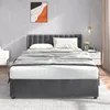 MODFU Polsterbett 140x200 Samt,Doppelbett Jugendbett mit 2 Produktbild-Vorschau 2