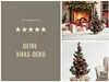 LS-LebenStil Deko Weihnachtsbaum 60cm Grün Rot geschmückt Produktbild-Vorschau 6