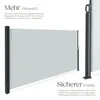 tectake® Seitenmarkise 200 x 300 cm ausziehbar, mit Produktbild-Vorschau 3