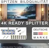 IEC Breitband Kabel Verteiler 8-fach TV Splitter  DVB-T Produktbild-Vorschau 2