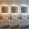 Specchio da bagno Relaxdays, 40 x 60 cm, specchio LED con Anteprima dell’immagine prodotto 5