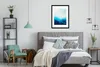 MuchoWow® Gerahmtes Poster Farbe - Meer - Blau - Abstrakt - Produktbild-Vorschau 7