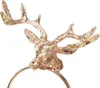 Serviettenringe Hirschkopf 3,7x5,5x3cm Metall 4er Set Gold Produktbild-Vorschau 5