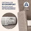 CASARIA® Polyrattan Gartenmöbel Set 7teilig Stühle Produktbild-Vorschau 7