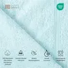 Handtücher 50x100 cm im 4er Set - 450g/m2, Handtuch Aqua Produktbild-Vorschau 2