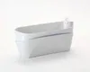 PLASTIA s.r.o. Samozavlažovací truhlík Doppio, bílá Náhled obrázku produktu 1