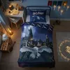 Harry Potter - Hogwarts bei Nacht - Bettwäsche-Set, 135x200 Produktbild-Vorschau 5