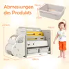 COSTWAY Dětský regál s motivem autíček, dětský regál se 4 Náhled obrázku produktu 3