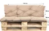 Palettenkissen set 120x50x50cm, Palettenkissen Beige, Produktbild-Vorschau 2