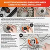 Fahrrad Kettenpeitsche Zahnkranzabzieher Kassetten Abzieher Produktbild-Vorschau 5