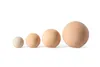 Four terracotta garden spheres of increasing size are arranged in a line on a white background. Náhľad obrázku produktu