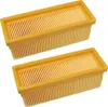 2x Flachfaltenfilter/Lamellenfilter/HEPA-Filter für Kärcher Produktbild-Vorschau 1