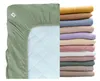 Mousseline babylaken 60x120 cm Groen - hoeslaken, 100% Productafbeelding-voorbeeld 1