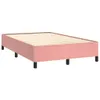 The Living Store Bettgestell Rosa 120x190 cm Samt Produktbild-Vorschau 3