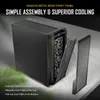 ANTEC P20CE PC Gehäuse Performance Midi Tower ATX, schwarz Produktbild-Vorschau 2