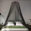 vidaXL Moustiquaire pour lit, maille noire, Ø 56 x 220 cm Voir les images du produit 3
