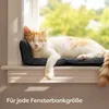 Knupis Fensterbank Katzenliege 90 x 28 cm - Selbstwärmende Produktbild-Vorschau 5
