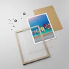 Gerahmtes Poster - Rahmen in heller Eiche - Schiffe Strand Produktbild-Vorschau 4
