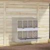 vidaXL Nichoir pour poules avec 8 compartiments Métal Voir les images du produit 2