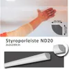 40 metrów listew sufitowych XPS 20x20mm z polistyrenu ND20 Podgląd zdjęcia produktu 5