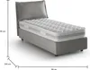 Einzelbett Carolina, Containerbett mit Stoffbespannung, Produktbild-Vorschau 3