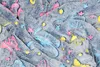 Svítící deka mikroflanel BAREVNÝ MOTÝL 150x200 cm modrá Náhled obrázku produktu 7