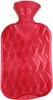Fashy Wärmflasche Wellenkaro-Halblamelle 2,0L cranberry Produktbild-Vorschau 3