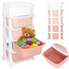 Springos Spielzeugregal Schubladenschrank Rollcontainer 5 Produktbild-Vorschau 16